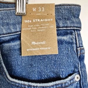 Madewell 90s Straight leg jeans